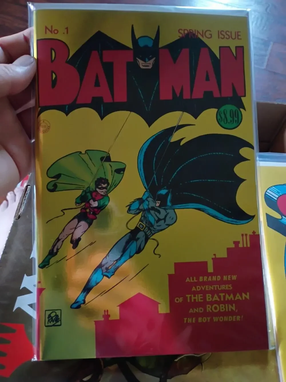 BATMAN 1 FOIL FACSIMILE EDITION NM 2023 DC CLASSIC REPRINT NM High Grade
